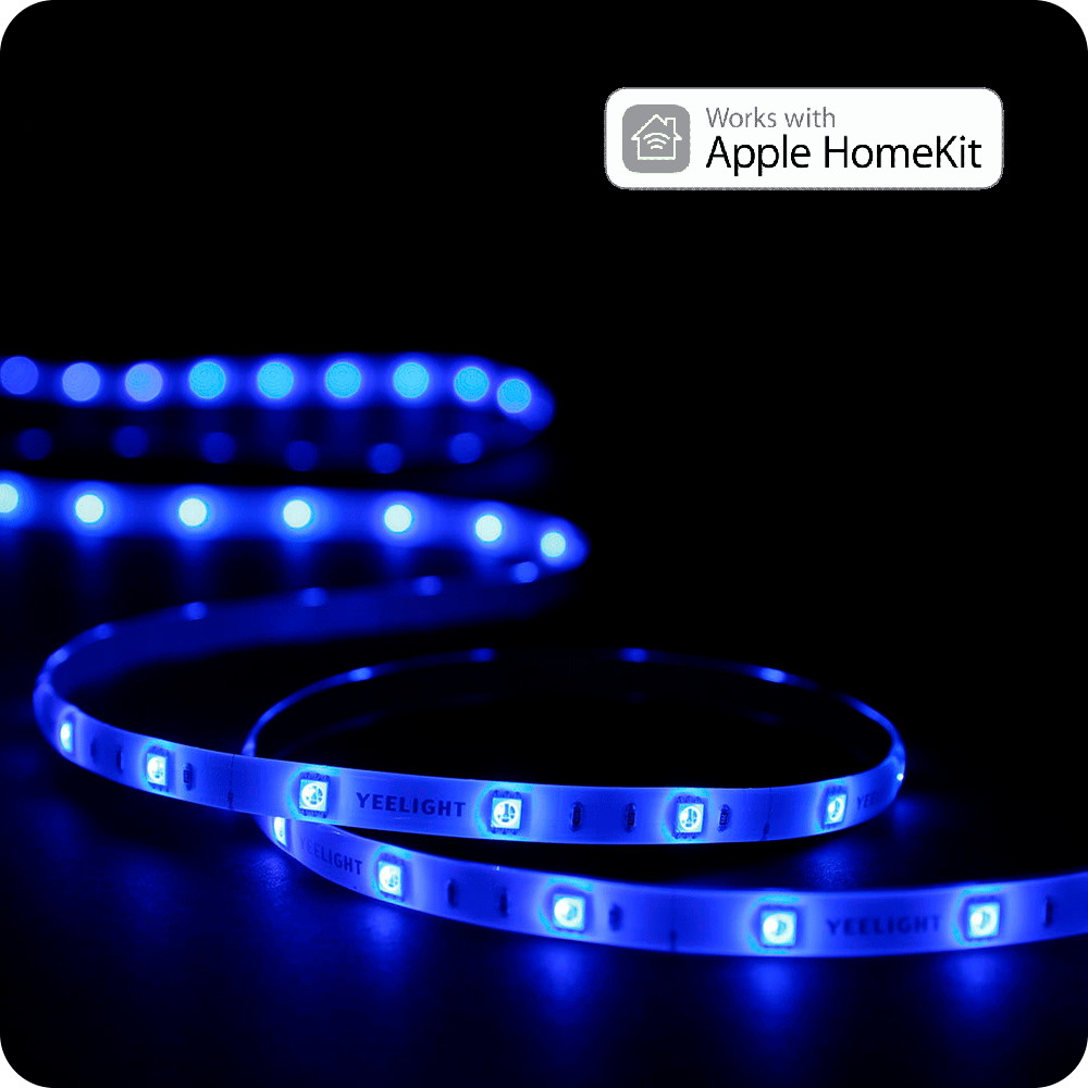 Светодиодная лента Yeelight LED Lightstrip 1S YLDD05YL 2m купить в  фирменном магазине Yeelight Store | Умное светодиодное освещение